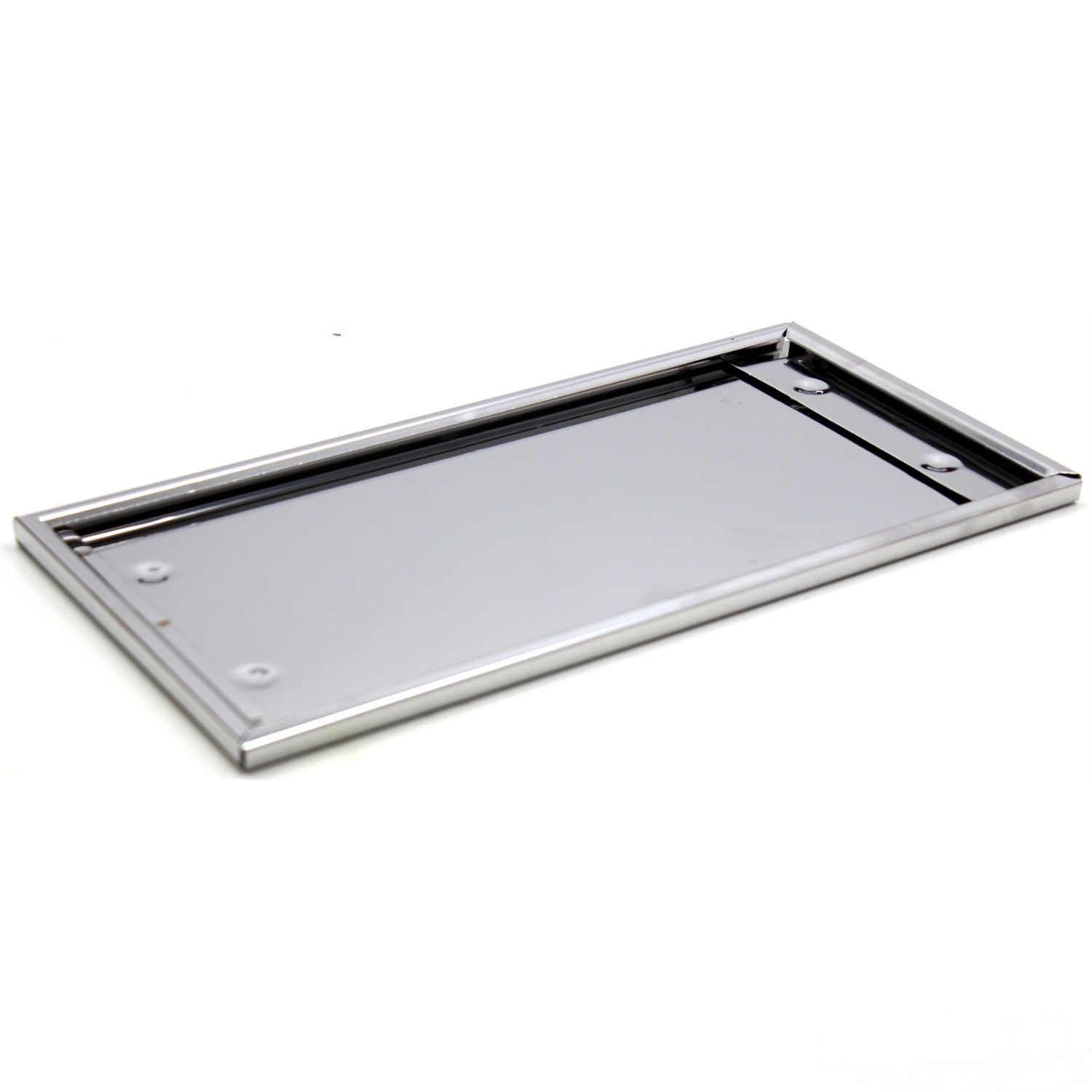 Dikdörtgen Krom Plakalık Araba Plaka Altlığı 30x16cm