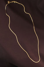 Çelik Gold Renk 60 cm İnce İtalyan Zincir Kolye