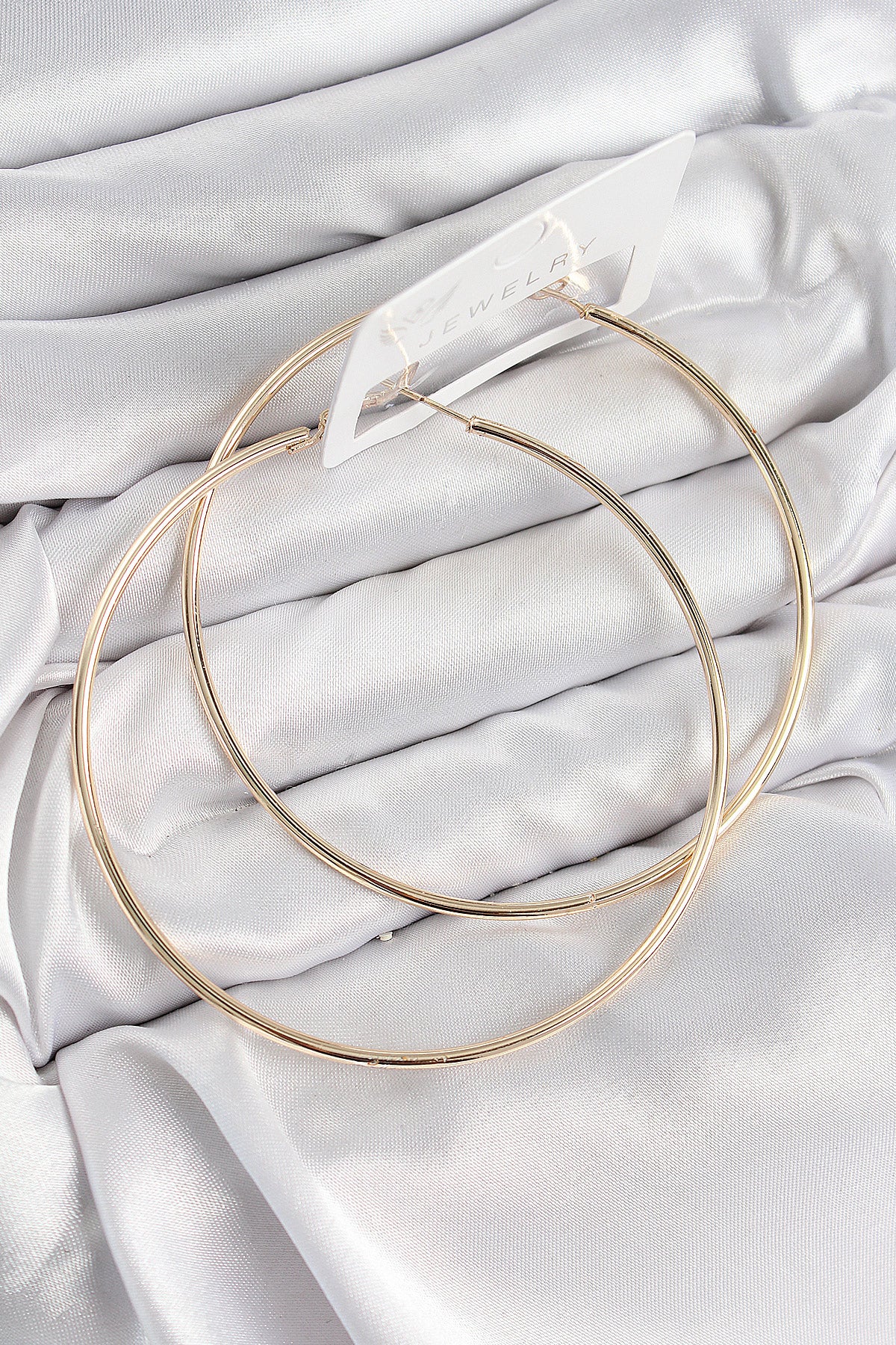 Pirinç Halka Model Gold Renk Kadın Küpe