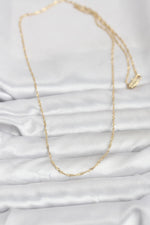 CM 14K Gold Renk Burgu Model 60 cm Kadın Kolye