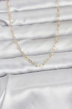 CM 14K Gold Renk Kalp Zincirli 60 cm Kadın Kolye