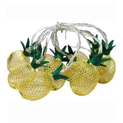 2 Metre 10 LED Pilli 2 Kademeli Ananas Led Işık