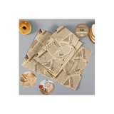 Vintage Gazete Desenli Sunum Kağıdı 50 Adet