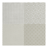 DecoHandy 30x30 cm Kendinden Yapışkanlı  Pvc Karo Mutfak Arası 4 Lü Karışık model  0,36m2