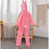 Çocuk Tavşan Kostümü Pembe Renk 2-3 Yaş