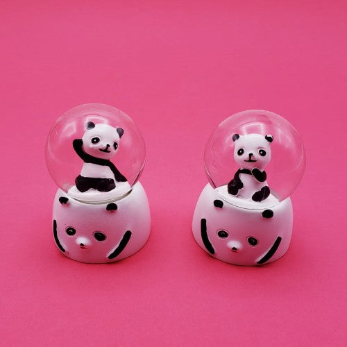 Mini Işıklı Panda Kar Küresi