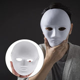 Beyaz Renk Boyanabilir Tam Yüz Cosplay Maske 24x18 cm