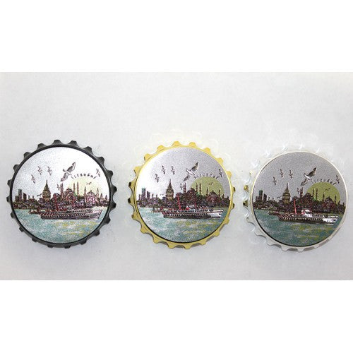 İstanbul Temalı Gazoz Kapağı Magnet - Model 1