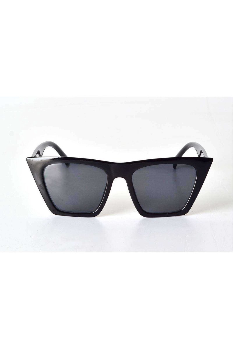 Mat Siyah Çerçeveli Unisex Güneş Gözlüğü - Moda Gözlük