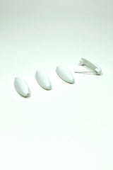 4 Adet Plastik Çengelli Eşarp Ve Şal İğnesi Beyaz 4 cm