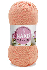5 Adet Cotton Lüks Yelek Tunik Kazak Bluz Hırka İpi Yünü Somon 97594