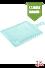 Kesme Tahtası Kaydırmaz Plastik Kesme Sunum Tahtası Pratik Kesim Panosu 165x315 Mm Royaleks-FR-105
