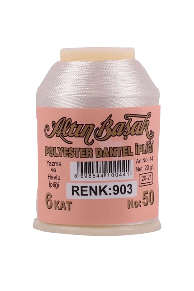 3 Adet Altınbaşak Oya ve Dantel İpi 20 gr - Royaleks - No: 903