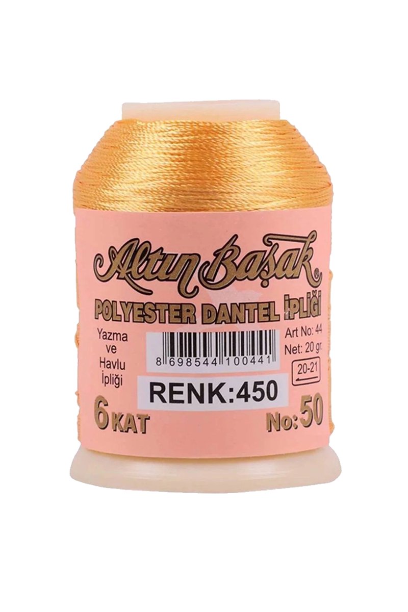 3 Adet Altınbaşak Oya ve Dantel İpi 20 gr - Royaleks - No: 450