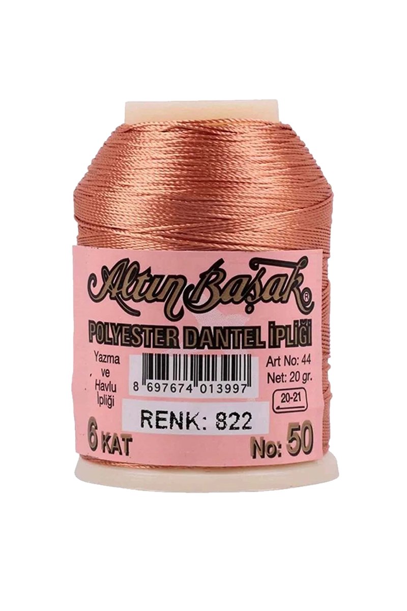 3 Adet Altınbaşak Oya ve Dantel İpi 20 gr - Royaleks - No: 822