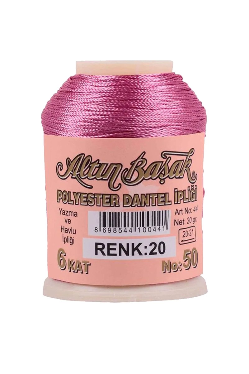 3 Adet Altınbaşak Oya ve Dantel İpi 20 gr - Royaleks - No: 020