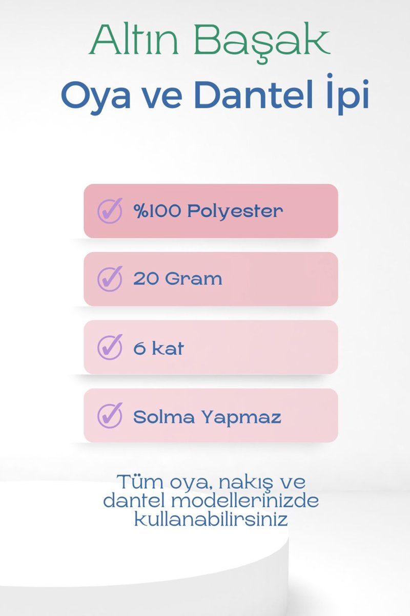 3 Adet Altınbaşak Oya ve Dantel İpi 20 gr - Royaleks - No: 940