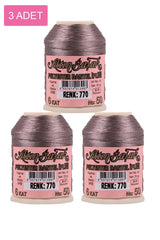 3 Adet Altınbaşak Oya ve Dantel İpi 20 gr - Royaleks - No: 770