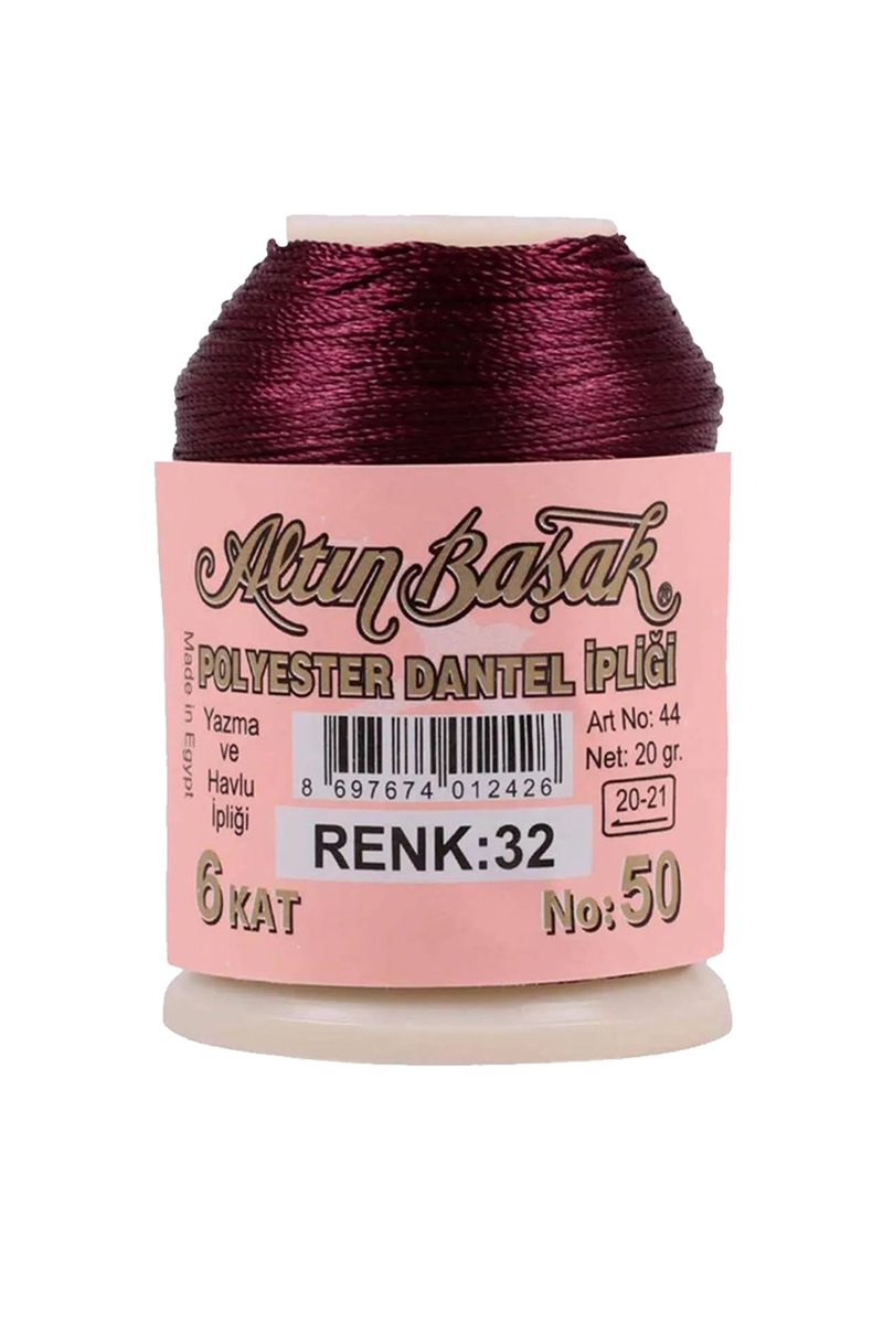 3 Adet Altınbaşak Oya ve Dantel İpi 20 gr - Royaleks - No: 413 - 032 - 291