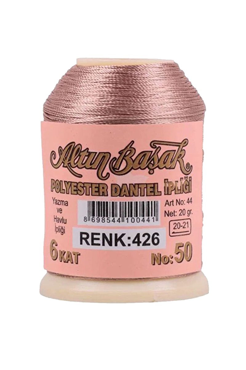 3 Adet Altınbaşak Oya ve Dantel İpi 20 gr - Royaleks - No: 426 - 078 - 434