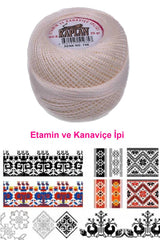 Kaplan Etamin Ve Kanaviçe İpi 8 No Kod/Renk: 748 - Royaleks