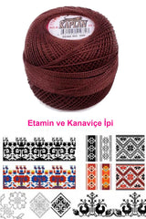 Kaplan Etamin Ve Kanaviçe İpi 8 No Kod/Renk: 300 - Royaleks