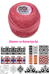 Kaplan Etamin Ve Kanaviçe İpi 8 No Kod/Renk: 101 - Royaleks