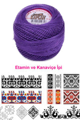 Kaplan Etamin Ve Kanaviçe İpi 8 No Kod/Renk: 495 - Royaleks