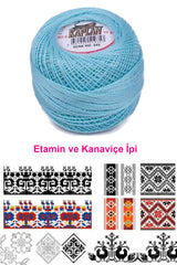 Kaplan Etamin Ve Kanaviçe İpi 8 No Kod/Renk: 345 - Royaleks