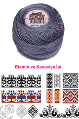 Kaplan Etamin Ve Kanaviçe İpi 8 No Kod/Renk: 319 - Royaleks