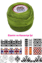 Kaplan Etamin Ve Kanaviçe İpi 8 No Kod/Renk: 3348 - Royaleks