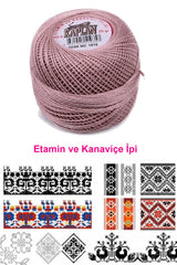 Kaplan Etamin Ve Kanaviçe İpi 8 No Kod/Renk: 1010 - Royaleks