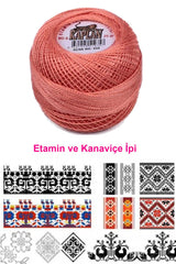 Kaplan Etamin Ve Kanaviçe İpi 8 No Kod/Renk: 350 - Royaleks