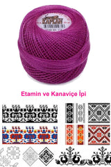 Kaplan Etamin Ve Kanaviçe İpi 8 No Kod/Renk: 114 - Royaleks