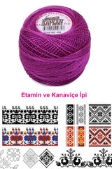 Kaplan Etamin Ve Kanaviçe İpi 8 No Kod/Renk: 498 - Royaleks