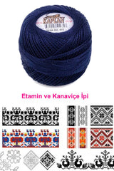 Kaplan Etamin Ve Kanaviçe İpi 8 No Kod/Renk: 823 - Royaleks