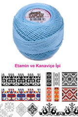 Kaplan Etamin Ve Kanaviçe İpi 8 No Kod/Renk: 997 - Royaleks