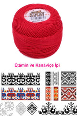 Kaplan Etamin Ve Kanaviçe İpi 8 No Kod/Renk: 321 - Royaleks