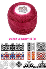 Kaplan Etamin Ve Kanaviçe İpi 8 No Kod/Renk: 816 - Royaleks