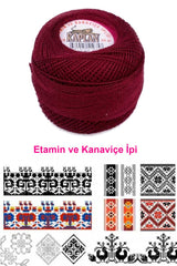 Kaplan Etamin Ve Kanaviçe İpi 8 No Kod/Renk: 902 - Royaleks