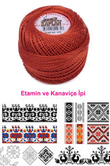Kaplan Etamin Ve Kanaviçe İpi 8 No Kod/Renk: 918 - Royaleks