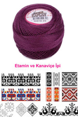 Kaplan Etamin Ve Kanaviçe İpi 8 No Kod/Renk: 870 - Royaleks