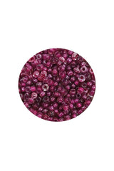 Dökme Cam Kum Boncuk (11/0) 2 mm - 20 Gram -  Mor - BNC005