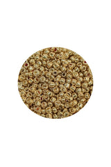 Dökme Cam Kum Boncuk (11/0) 2 mm - 20 Gram -  Altın - BNC024
