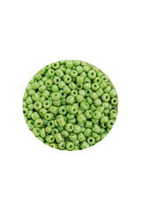Dökme Cam Kum Boncuk (11/0) 2 mm - 60 Gram -  Açık Yeşil - BNC038