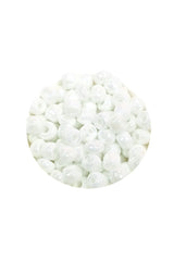 Dökme Cam Kum Boncuk Büyük Boy (6/0) 4 mm - 60 Gram - Kar Beyaz - BNC109