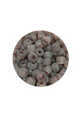 Dökme Cam Kum Boncuk Büyük Boy (6/0) 4 mm - 60 Gram - Şeffaf Gri - BNC141