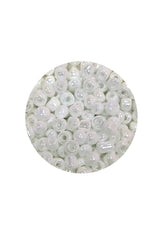 Dökme Cam Kum Boncuk (8/0) 3 mm - 60 Gram - İnci Beyaz - BNC186