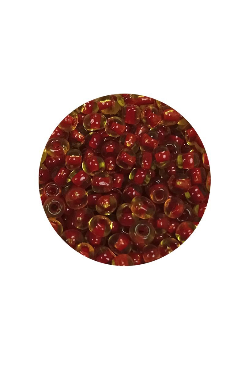Dökme Cam Kum Boncuk (8/0) 3 mm - 60 Gram - Şeffaf Açık Kahve - BNC189