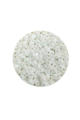 Dökme Cam Kum Boncuk (8/0) 3 mm - 60 Gram - Parlak Beyaz - BNC194